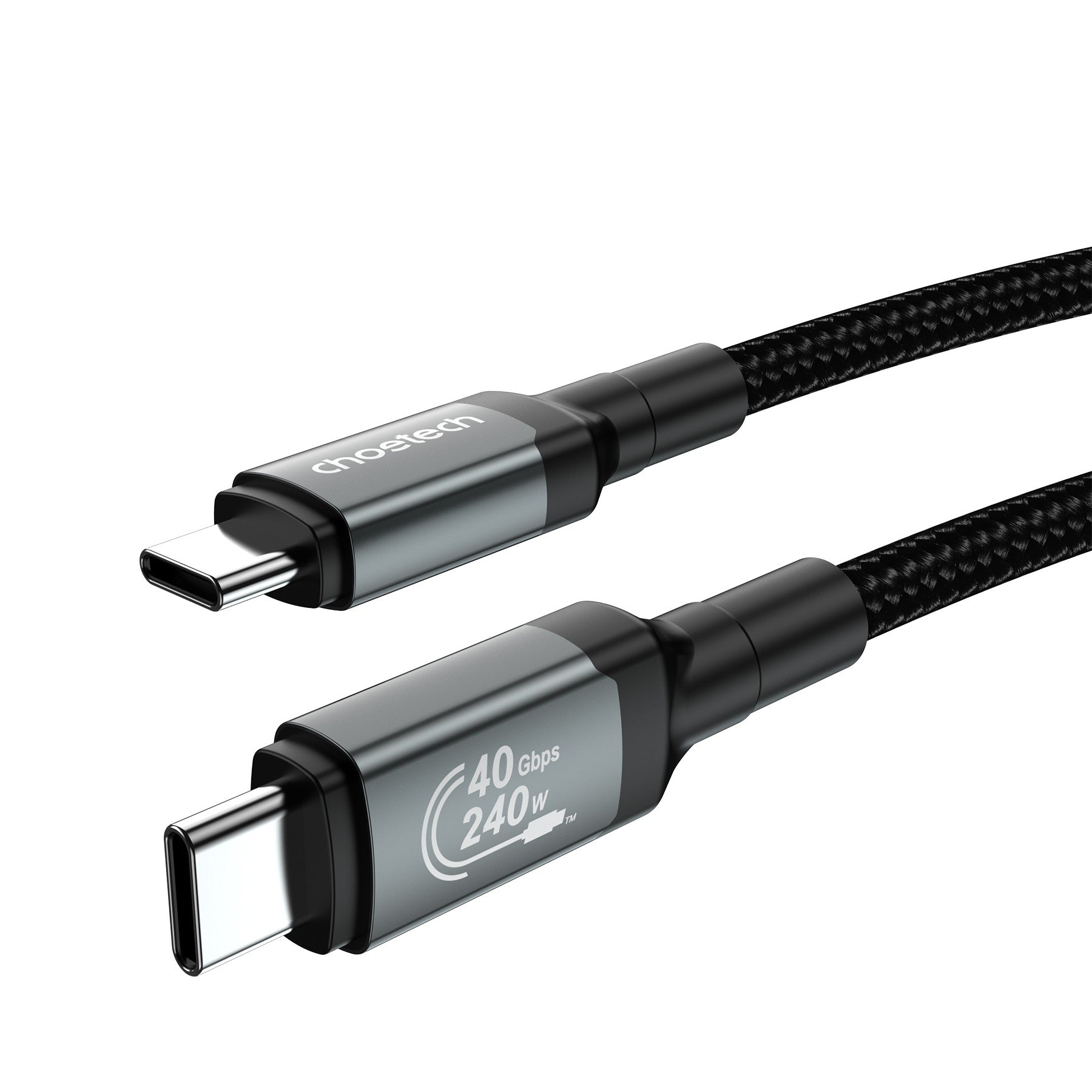 CHOETECH XCC-1040 USB-C M to M 240W Super Fast Speed Gen3 Cable 1.2M V28-ELECHOXCC1040