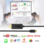 CHOETECH XCH-0030 USB-C To HDMI Cable 3M V28-ELECHOXCH0030