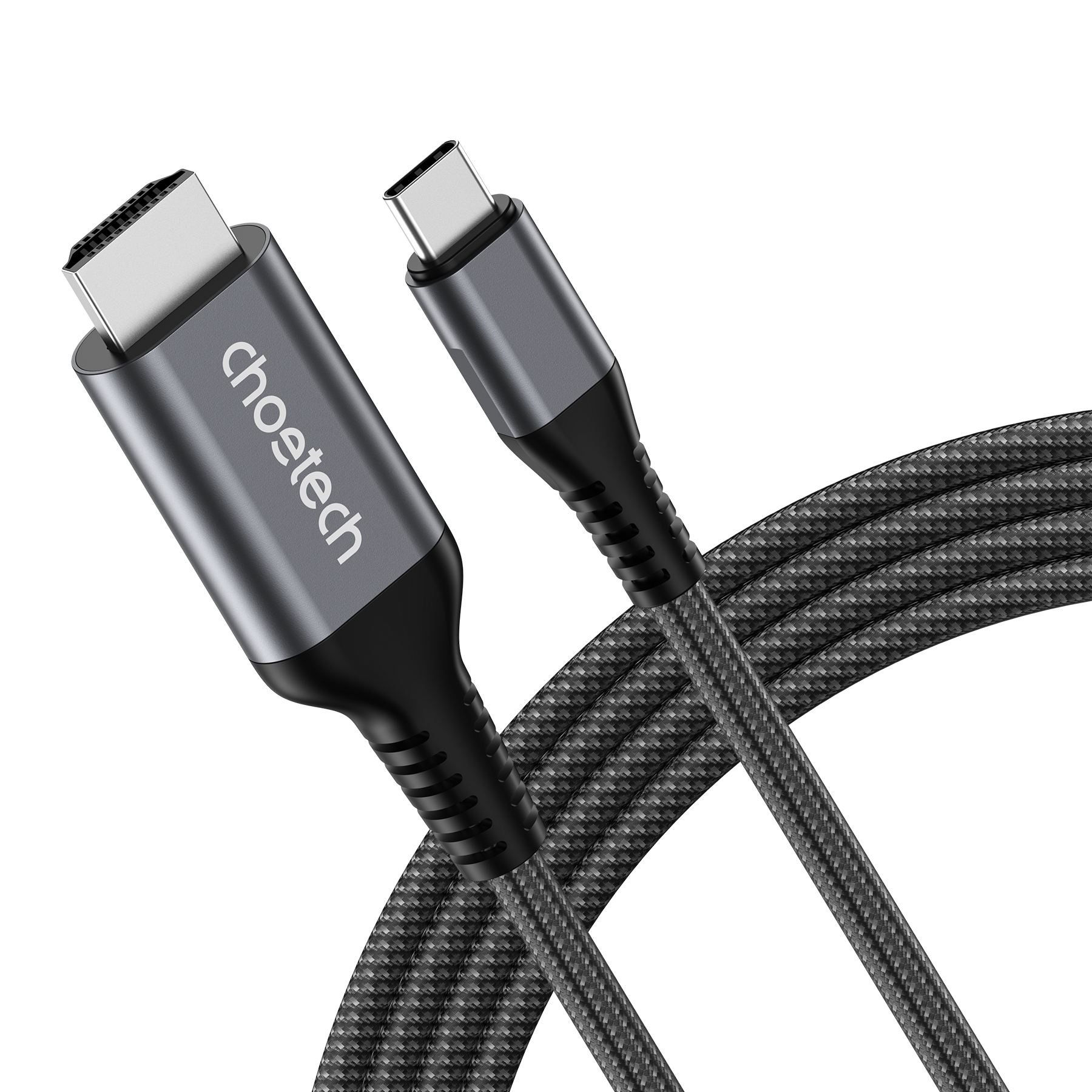 CHOETECH XCH-0041 USB-c to HDMI 4K@60Hz Braid Cable 2M V28-ELECHOXCH0041