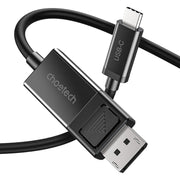 CHOETECH XCP-1803 USB-C To DisplayPort Cable 8K@30Hz 1.8M Two-Way V28-ELECHOXCP1803