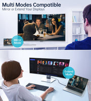 CHOETECH XCP-1803 USB-C To DisplayPort Cable 8K@30Hz 1.8M Two-Way V28-ELECHOXCP1803
