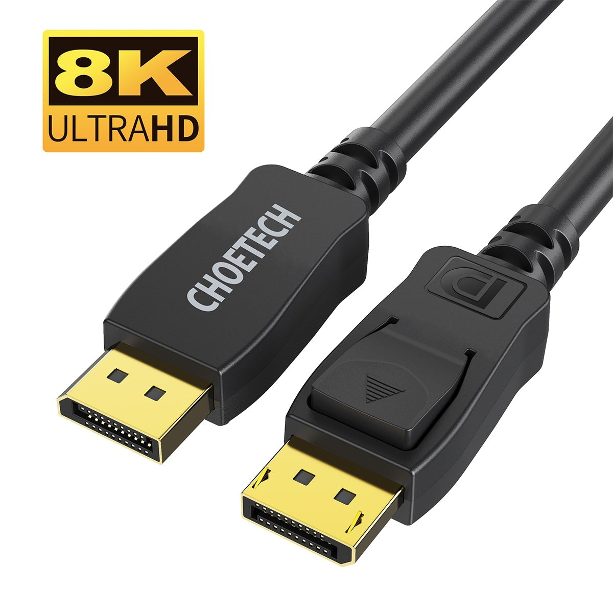 CHOETECH XDD01 DP to DP Cable 2M 8K 60Hz V28-ELECHOXDD01