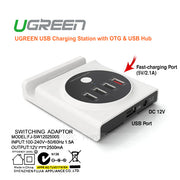 UGREEN Multifunction USB Charging Station with OTG USB Hub (20352) V28-ELEGNUSBCHASTA