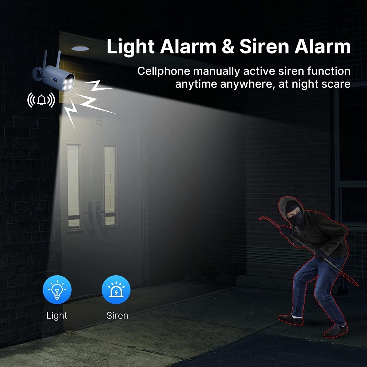 Hiseeu C40 Indoor/Outdoor WiFi Battery Camera With Solar Panel V28-ELEHISC40