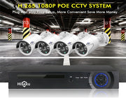 Hiseeu H5NVR-P4-624P 4CH 4MP PoE CCTV System (2TB HDD) V28-ELEHISH5NVRP4624P