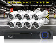 Hiseeu H5NVR-P8-612P 8CH 2MP/1080P PoE CCTV System (2TB HDD) V28-ELEHISH5NVRP8612P