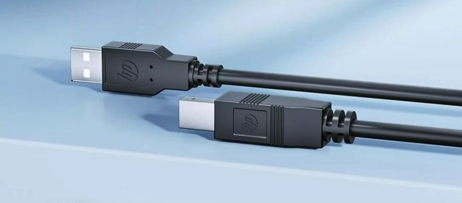 HP DHC-PT100-2M USB-A to USB-B v2.0 cable 2M Black V28-ELEHPDHCPT1002M