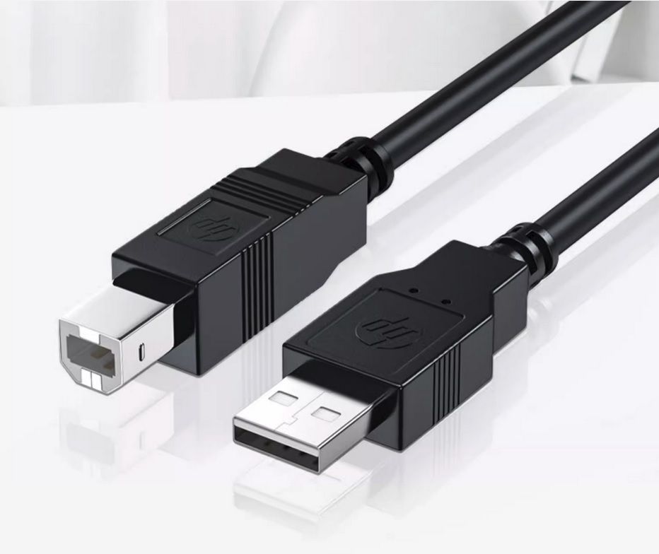 HP DHC-PT100-3M USB-A to USB-B v2.0 cable 3M Black V28-ELEHPDHCPT1003M