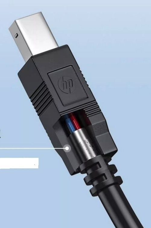 HP DHC-PT100-3M USB-A to USB-B v2.0 cable 3M Black V28-ELEHPDHCPT1003M