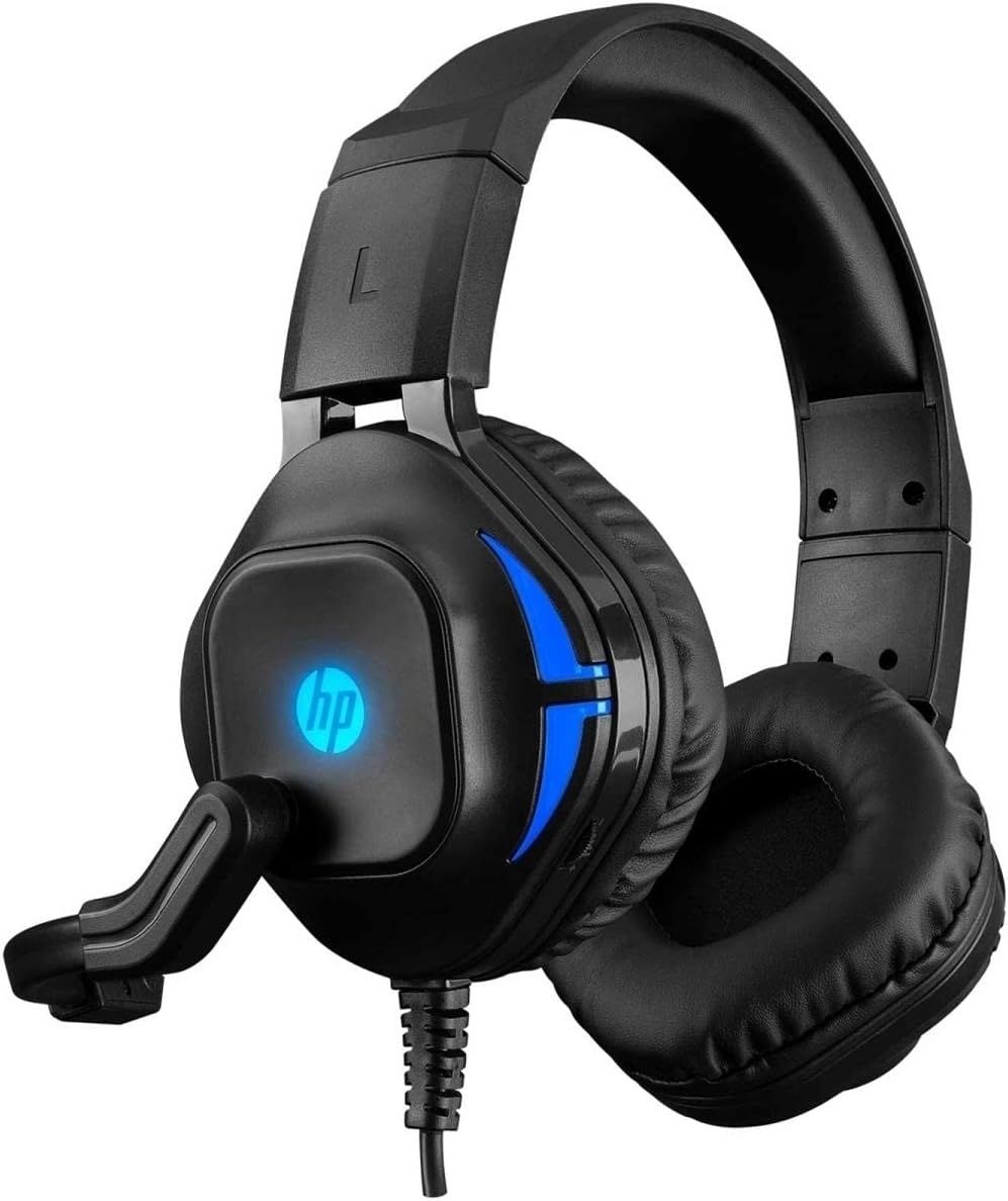 HP DHE-8002 Wired Gaming Headset for PC / Laptop -USB +3.5mm with LED V28-ELEHPDHE8002