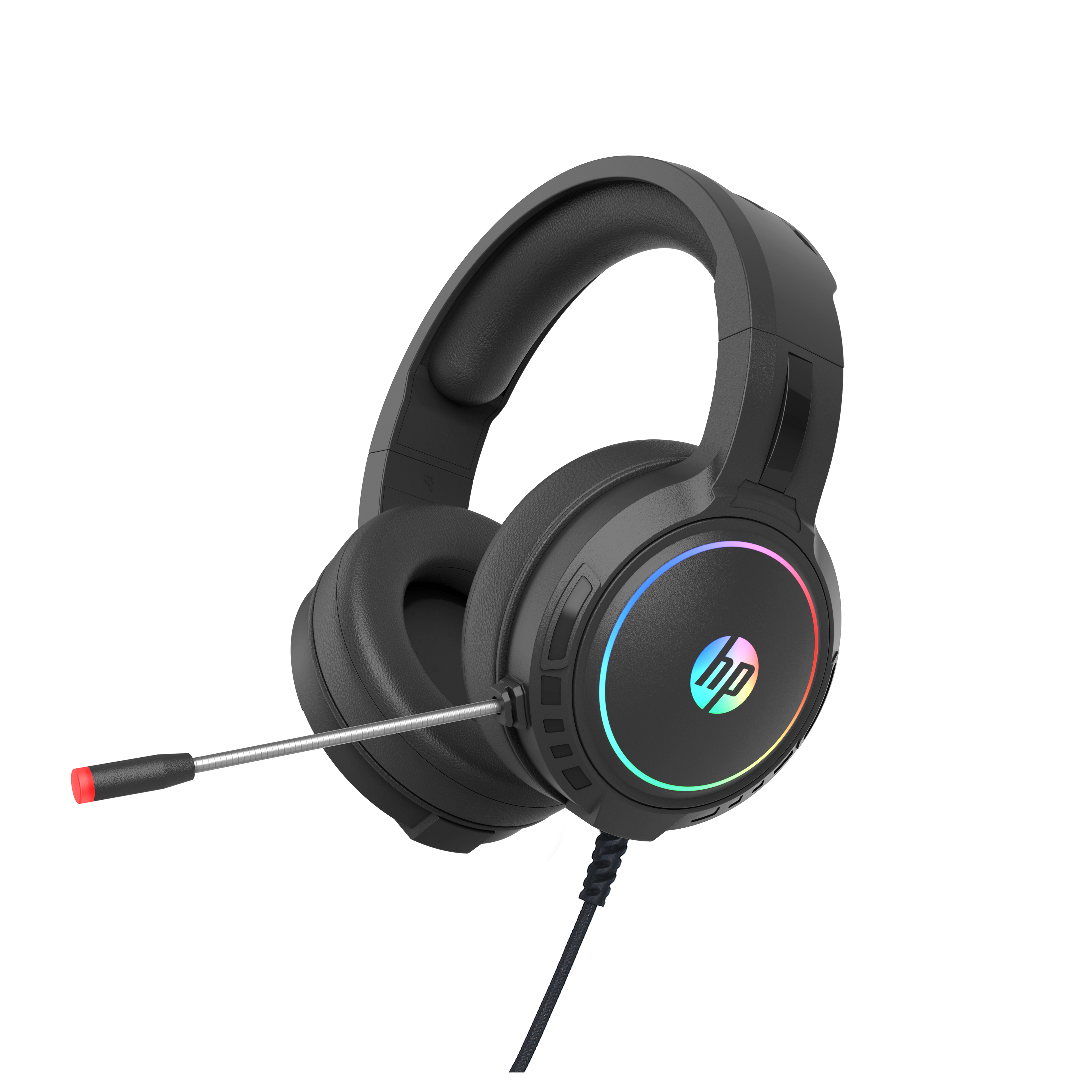 HP DHE-8006 Wired USB 7.1 Surround Sound Gaming Headset RGB LED for PC / Laptop-USB V28-ELEHPDHE8006