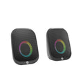 HP DHS-2113 Wired Bluetooth Speaker Portable USB AUX LED Stereo Sound Black V28-ELEHPDHS2113
