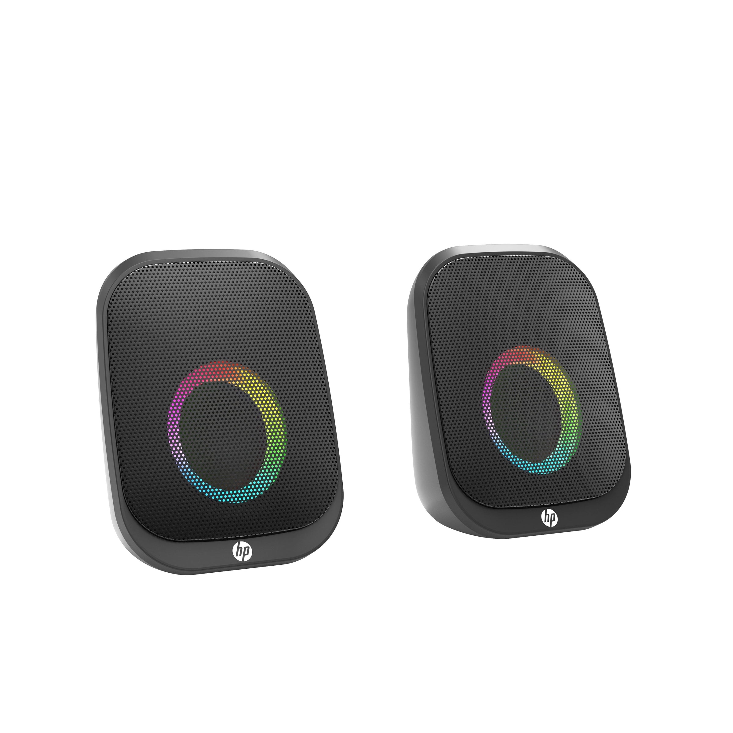 HP DHS-2113 Wired Bluetooth Speaker Portable USB AUX LED Stereo Sound Black V28-ELEHPDHS2113