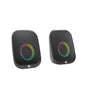 HP DHS-2113 Wired Bluetooth Speaker Portable USB AUX LED Stereo Sound Black V28-ELEHPDHS2113