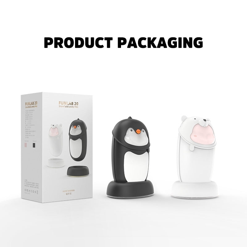KIVEE HS09-WH 8000 mAh Power Bank + Hand Warmer White V28-ELEKIVHS09WH