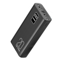 KIVEE PT23 20000mAh Power Bank with Digital Display Black V28-ELEKIVPT23