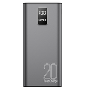 KIVEE PT23 20000mAh Power Bank with Digital Display Black V28-ELEKIVPT23