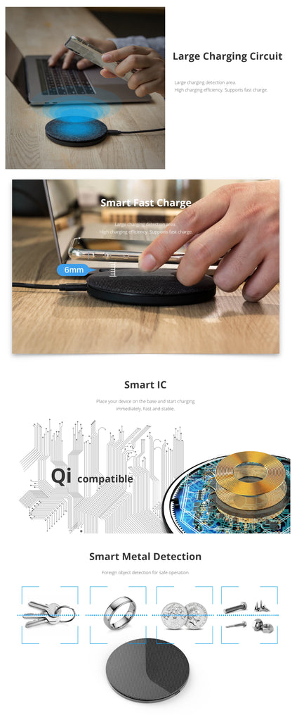Photofast AirCharge Qi Compatible 10W Fast Charge (SKU:AC8000) V28-ELEPTFAC8000