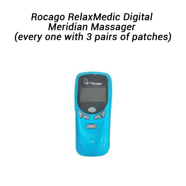 Rocago RelaxMedic Digital Meridian Massager (every one with 3 pairs of patches) V28-ELEROCMM-811