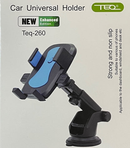 TEQ TEQ -260 Car Universal Holder Strong & non Slip (Extendable) Blue/Black V28-ELETEQ260