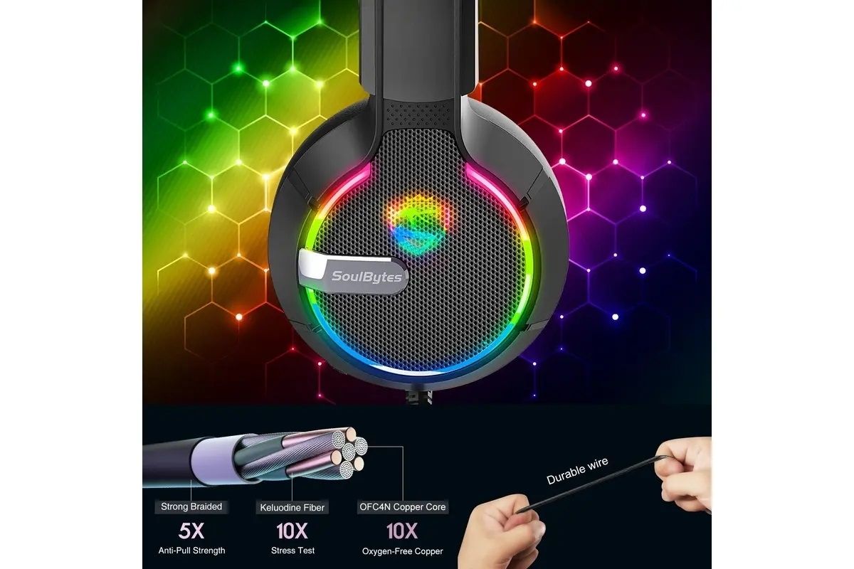 SoulBytes 20 RGB Gaming Headphones V28-ELETEQS20