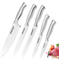 Warmot 5-Piece Ultra Sharp High Carbon Stainless Steel Chefs Kitchen Knife Set with Gift Box (750C) V28-ELEWMT750C