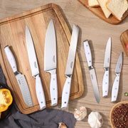 Warmot 7-Piece Ultra Sharp Chefs Knife Set with Gift Box (888-7) V28-ELEWMT888W7