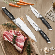 Warmot 3-Piece High Carbon Stainless Steel Ultra Chef Knife Set with Gift Box (317-3) V28-ELEWMTP317B3