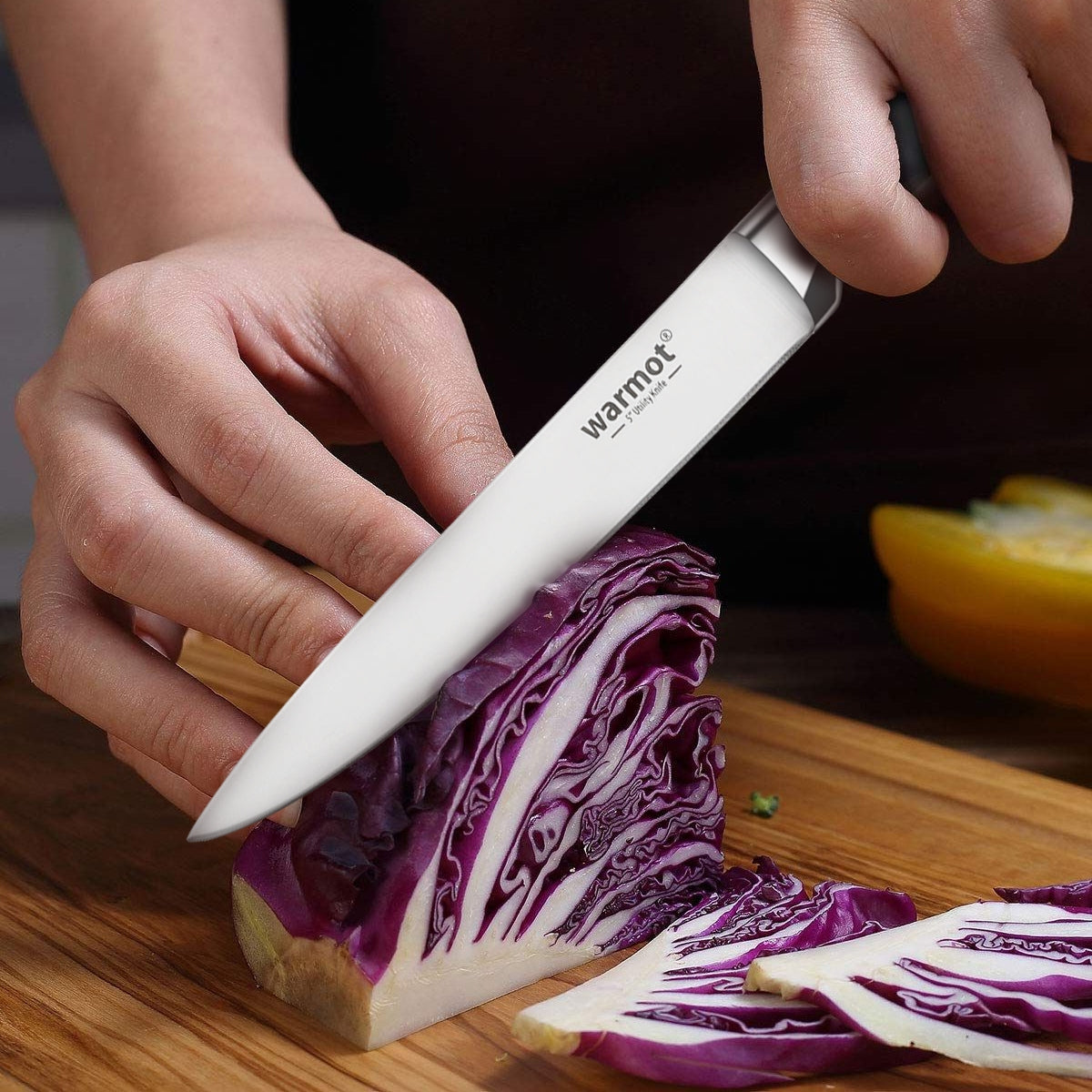 Warmot 3-Piece Ultra Sharp Chefs Knife Set with Gift Box (956-3) V28-ELEWMTP956W3