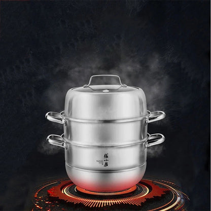 Zhang Xiao Quan 28cm 3-Tier Steamer V28-ELEZXQSTEAMERPOT