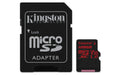 KINGSTON Canvas React: MicroSD 128GB , 100MB/s read and 70MB/s write with SD adapter SDCR/128GB V28-FFCKIN128GSDCR