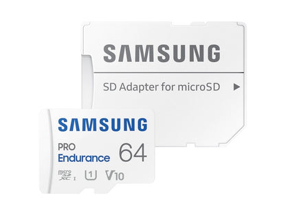 SAMSUNG 64GB PRO Endurance microSDXC with Adapter MB-MJ64KA V28-FFCSAMMBMJ64KA