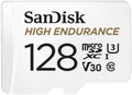 SANDISK HIGH ENDURANCE MICROSDHC CARD SQQNR 128G UHS-I C10 U3 V30 100MB/S R 40MB/S W SD ADAPTOR V28-FFCSAN128GSQQNR