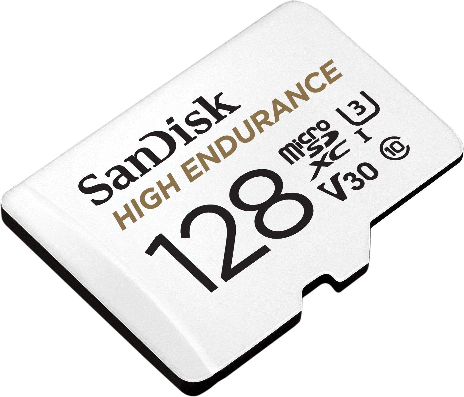 SANDISK HIGH ENDURANCE MICROSDHC CARD SQQNR 128G UHS-I C10 U3 V30 100MB/S R 40MB/S W SD ADAPTOR V28-FFCSAN128GSQQNR
