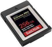 SanDisk 256GB Extreme PRO CFexpress Card Type B - SDCFE-256G-GN4NN READ 1700 MB/S WRITE 1200MB/S V28-FFCSAN256GCFEGN4NN