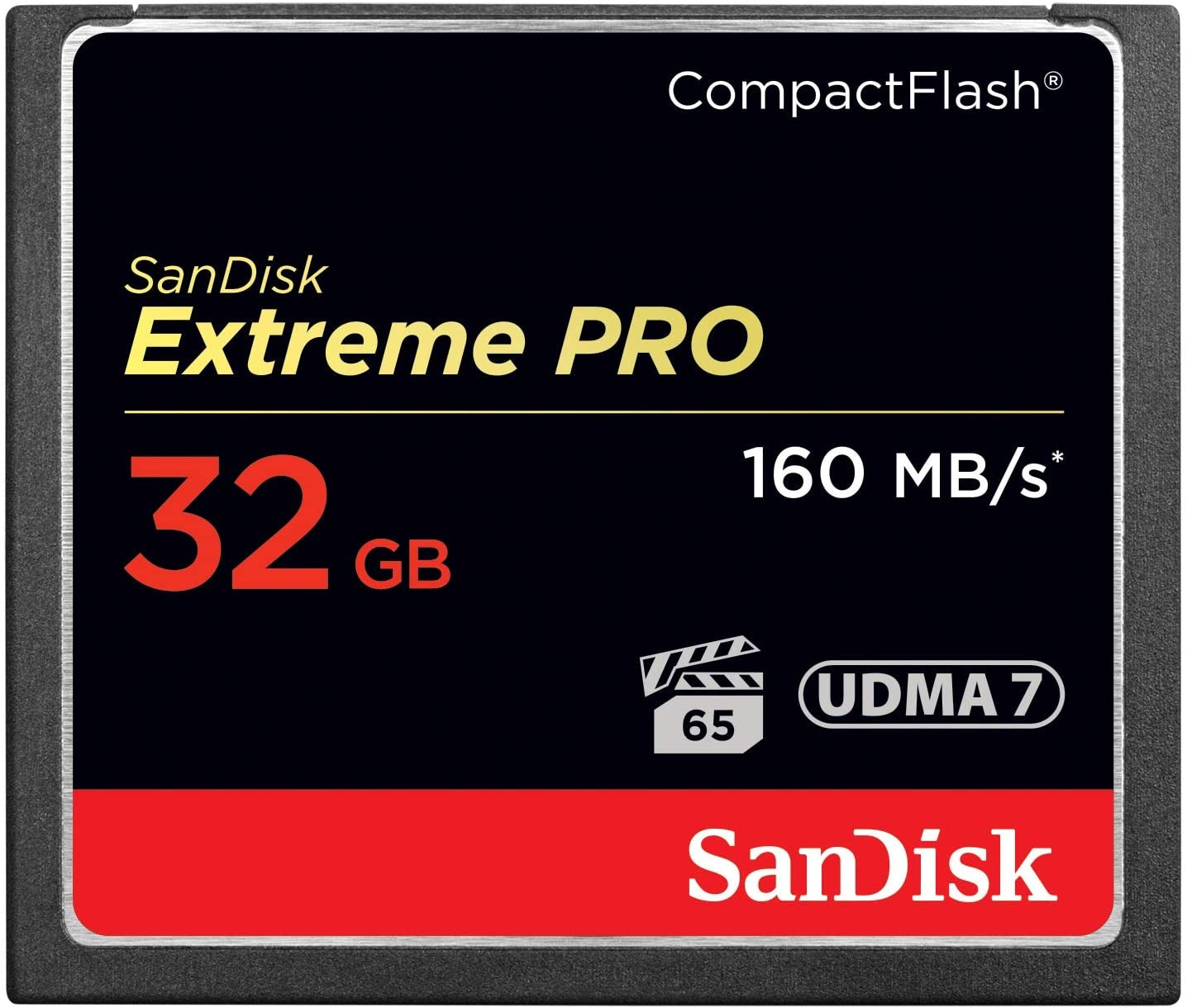 SanDisk Extreme Pro CFXP 32GB CompactFlash 160MB/s (SDCFXPS-032G) V28-FFCSAN32GBCFE1601