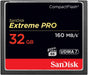 SanDisk Extreme Pro CFXP 32GB CompactFlash 160MB/s (SDCFXPS-032G) V28-FFCSAN32GBCFE1601