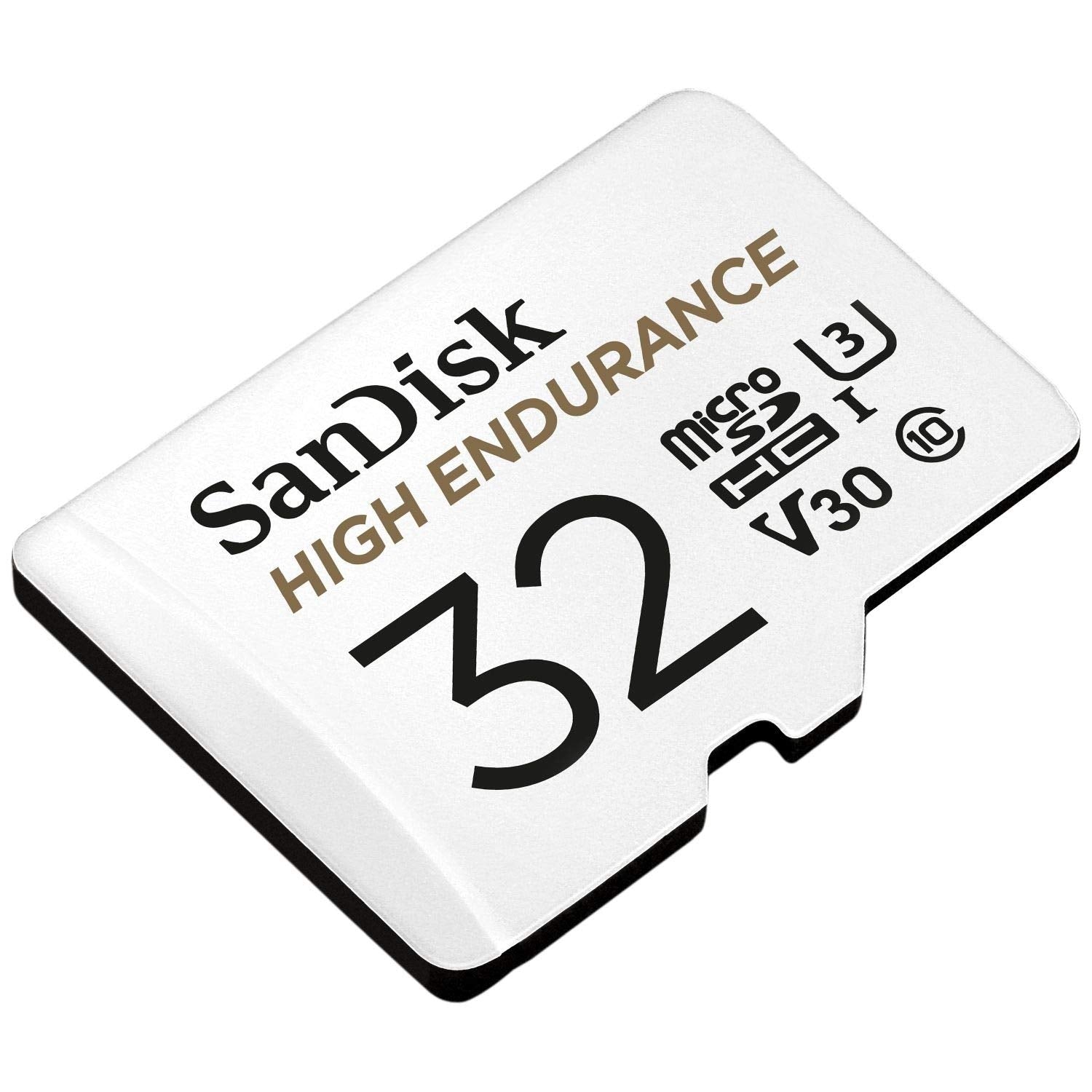 SANDISK HIGH ENDURANCE MICROSDHC CARD SQQNR 32G UHS-I C10 U3 V30 100MB/S R 40MB/S W SD ADAPTOR V28-FFCSAN32GSQQNR