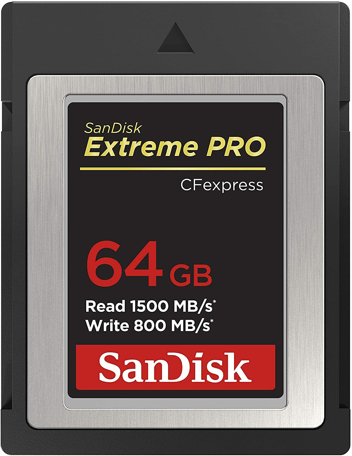 SanDisk 64GB Extreme PRO CFexpress Card Type B - SDCFE-064G-GN4NN READ 1500 MB/S WRITE 800MB/S V28-FFCSAN64GCFEGN4NN