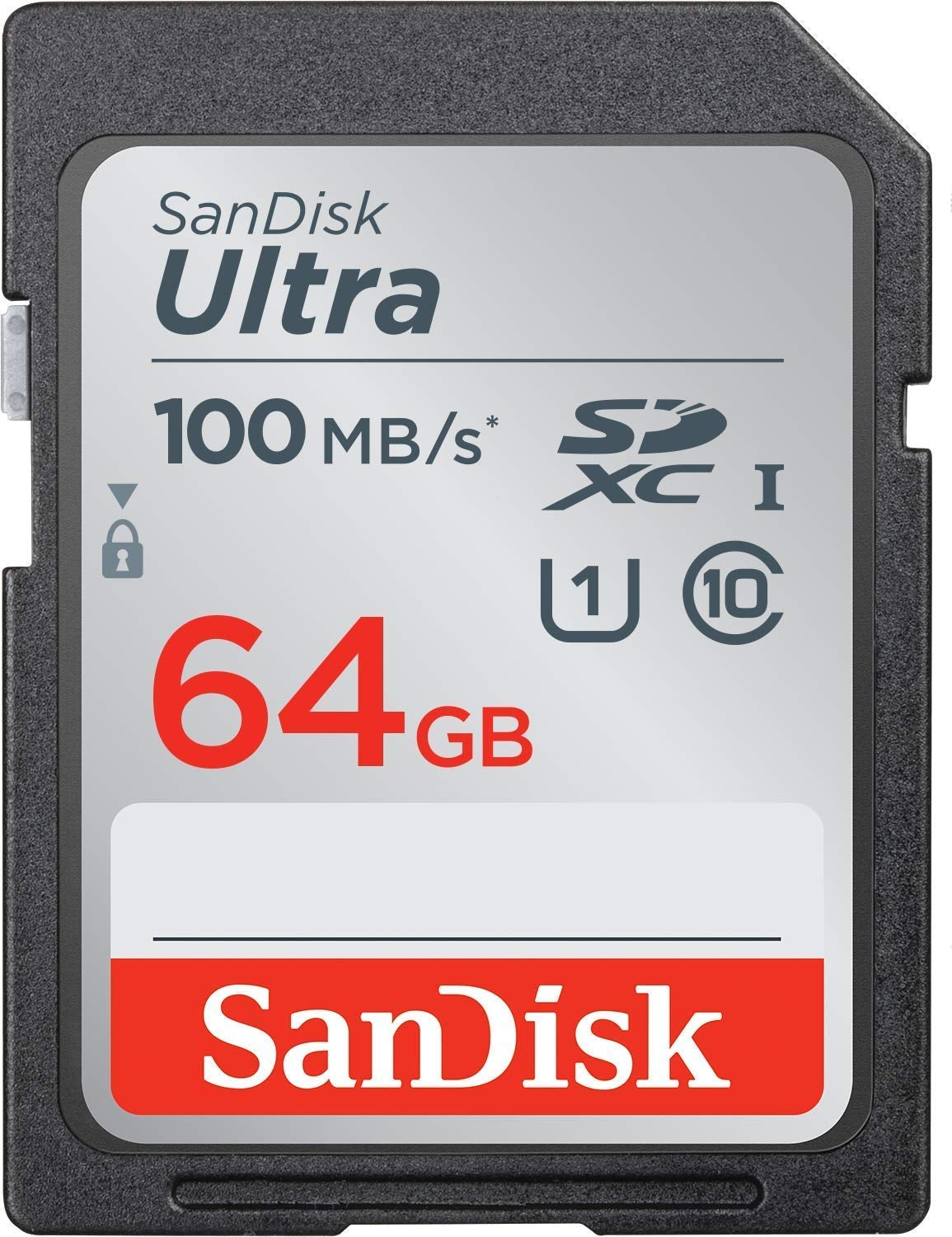 SANDISK SDSDUNR-064G SDXC Class 10 Ultra 100MB/S V28-FFCSAN64GSDUNR