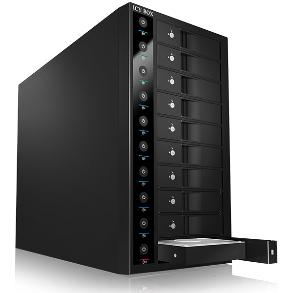 ICY BOX 10-Bay External SINGLE System for 10x SATA 3.5" I/II/III HDD (IB-3810U3) V28-HDDICY3810U3