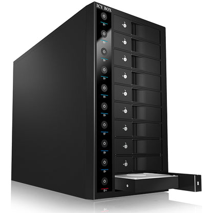 ICY BOX 10-Bay External SINGLE System for 10x SATA 3.5" I/II/III HDD (IB-3810U3) V28-HDDICY3810U3