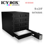 ICY BOX Backplane for 5x 3.5" SATA or SAS HDD in 3x 5.25" bay (IB-565SSK) V28-HDDICY565SSK