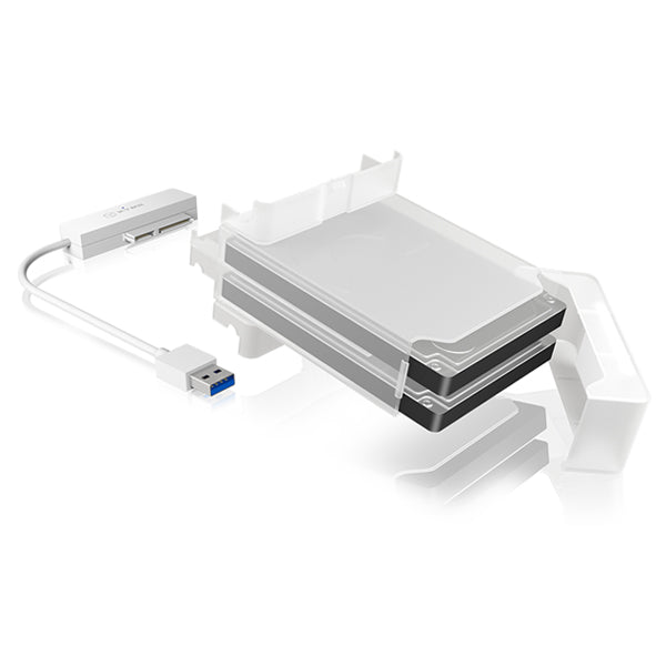 ICY BOX Adapter and enclosure for 2x 2.5" SATA HDDs/SSDs (IB-AC7032-U3) V28-HDDICYAC7032U3-1
