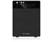 ICY BOX External 4 bay RAID System for 3.5" SATA I / II / III hard disks with USB 3.0 and eSATA (IB-RD3640SU3) V28-HDDICYRD3640SU3