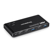 Simplecom KM420 2-Port HDMI KVM Switch HDMI 2.0 4K@60Hz 4-Port USB 3.0 Hub 5Gbps V28-KM420