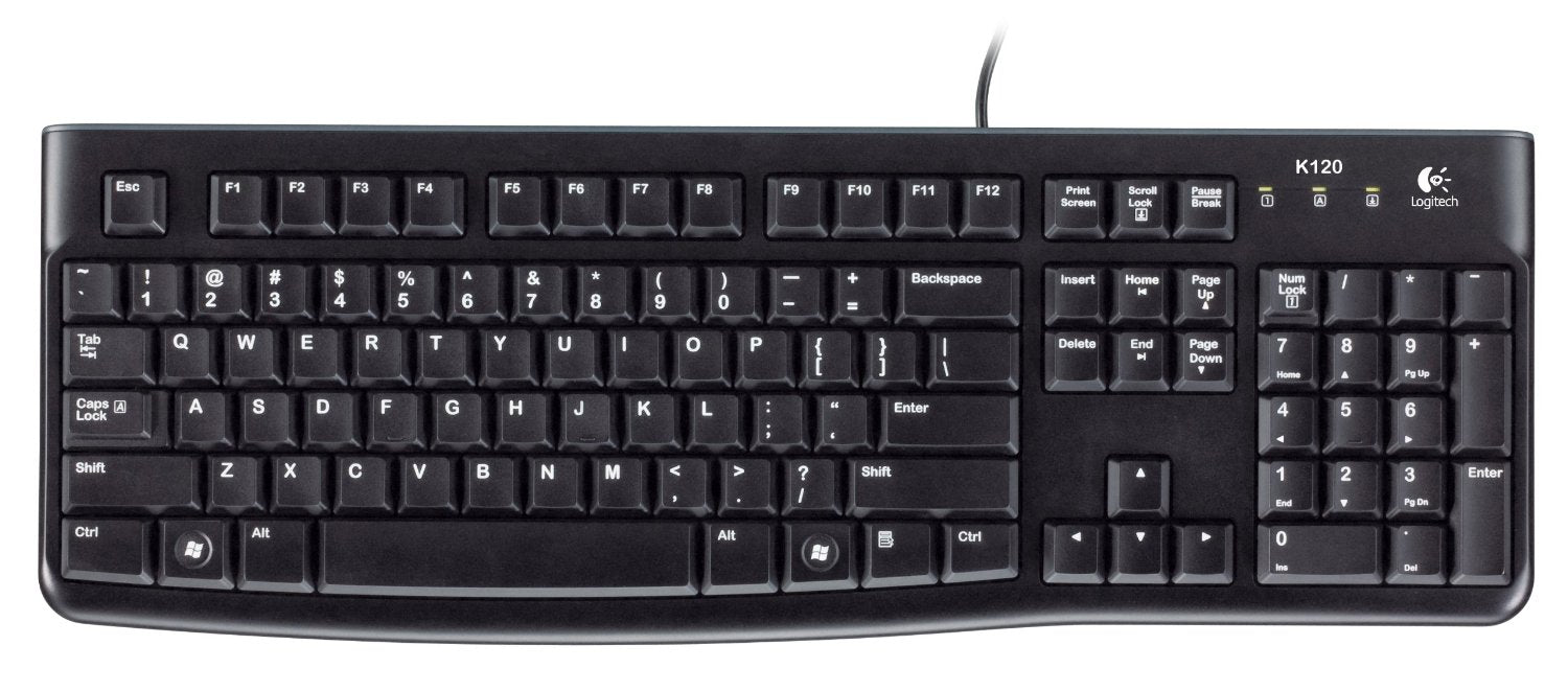 Logitech K120 USB Keyboard (920-002582) V28-LOGKEYK120
