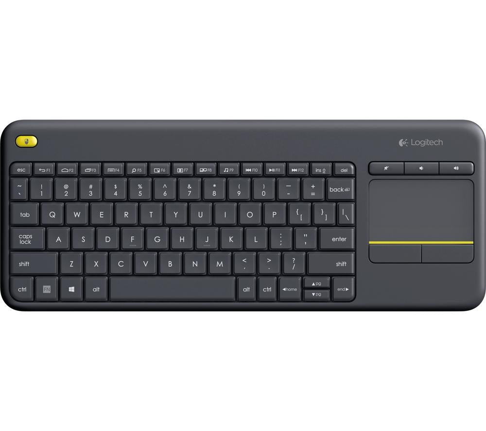 Logitech K400 PLUS Touch Wireless keyboard - Black (920-007165) V28-LOGKEYK400BK