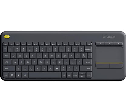 Logitech K400 PLUS Touch Wireless keyboard - Black (920-007165) V28-LOGKEYK400BK