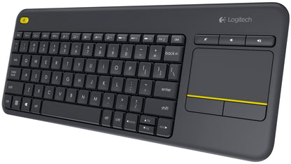 Logitech K400 PLUS Touch Wireless keyboard - Black (920-007165) V28-LOGKEYK400BK